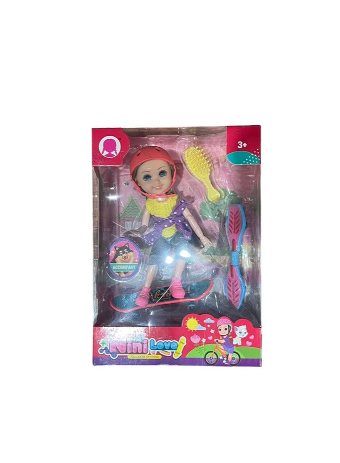 نيني دمية نيني لوف الرياضية مع والاكسسوارات 31-2389956B - Image 1