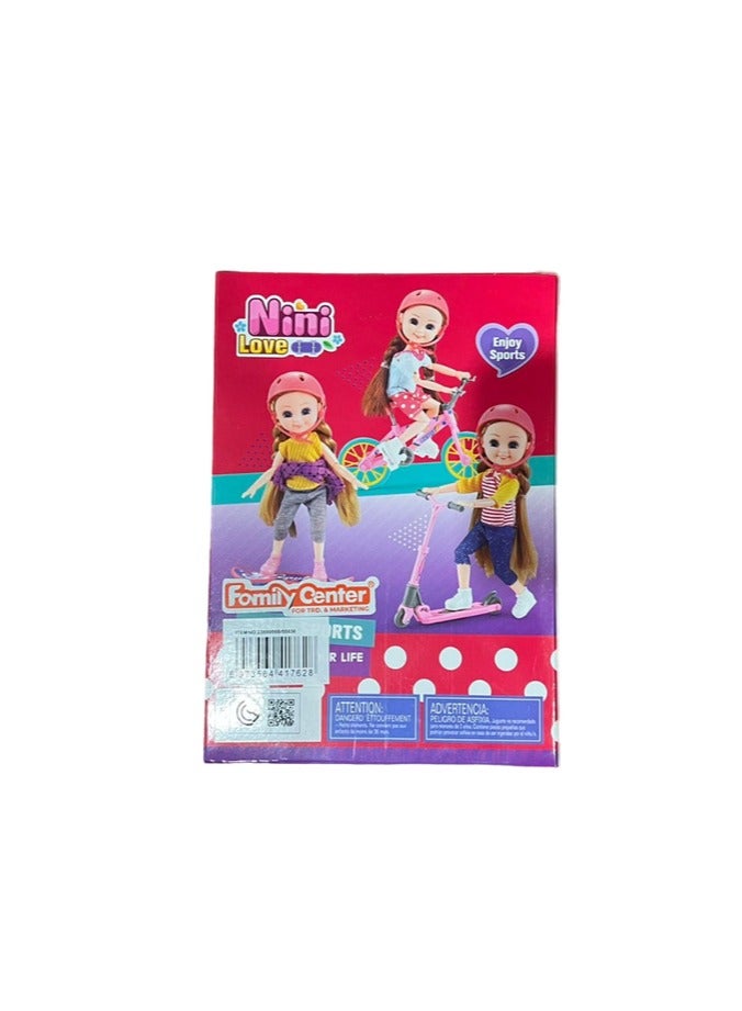 نيني دمية نيني لوف الرياضية مع والاكسسوارات 31-2389956B - Image 2