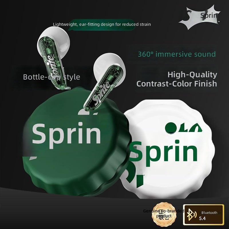 Coca-Cola x Sprite Bluetooth Earbuds - Semi-In-Ear, Gaming & Sports Friendly - Image 2