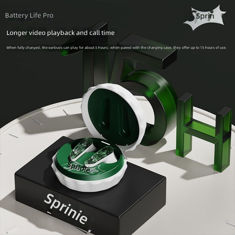 Coca-Cola x Sprite Bluetooth Earbuds - Semi-In-Ear, Gaming & Sports Friendly - Image 3