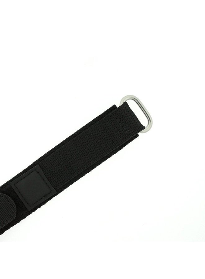 Tech Swiss Watch Band Nylon One Piece Wrap Sport Strap Black Adjustable - Image 4