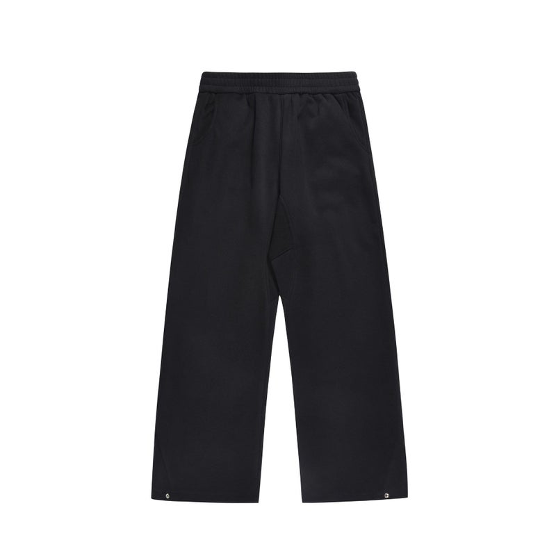 C680-Spring Style High Street Solid Color Straight-Leg Drapey Loose Casual Pants For Men And Women Casual Long Pants - Image 2