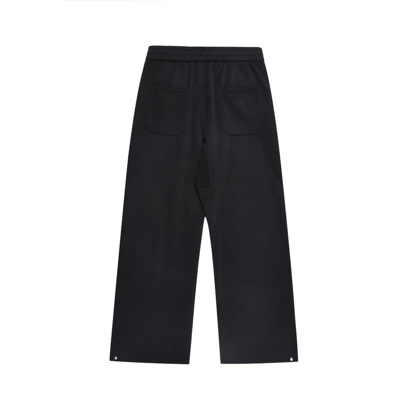 C680-Spring Style High Street Solid Color Straight-Leg Drapey Loose Casual Pants For Men And Women Casual Long Pants - Image 3