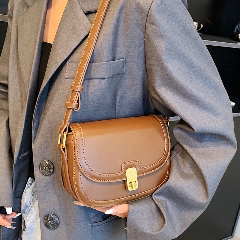 This Year'S Popular Bag For Women 2022 New High-Grade Ins Niche Fashion All-Matching Messenger Bag Saddle Bag - Image 5