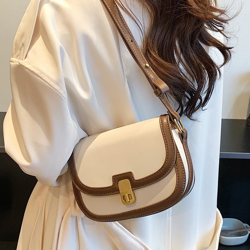 This Year'S Popular Bag For Women 2022 New High-Grade Ins Niche Fashion All-Matching Messenger Bag Saddle Bag - Image 3