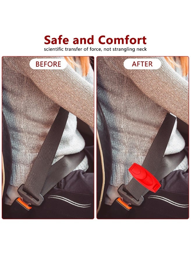 Generic Universal Car Seat Belt Clips - 6 Pack Safety Buckle Covers for Comfort & Protection, Ideal for Adults, Kids & Pregnant Women - Neck & Shoulder Strap Positioners  - Image 5