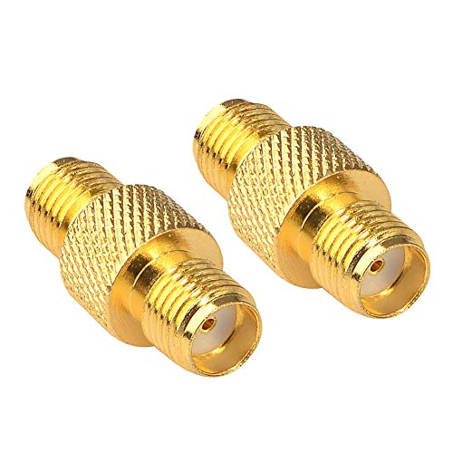 onelinkmore SMA Connector FPV Antennas Radio Adapter SMA Female to Female Barrel Adapter Antenna Jack Adapter SMA to SMA Coupler Adapter for Antennas Wireless LAN Devices Coaxial Cable Pack of 2 - Image 5