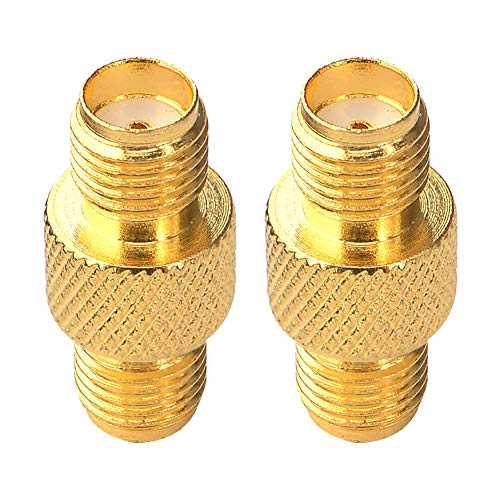 onelinkmore SMA Connector FPV Antennas Radio Adapter SMA Female to Female Barrel Adapter Antenna Jack Adapter SMA to SMA Coupler Adapter for Antennas Wireless LAN Devices Coaxial Cable Pack of 2 - Image 4