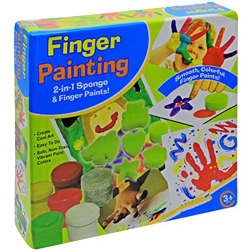 Toy Cloud Finger Painting Junior Game | 2 in 1 Sponge & Finger Painting | Smooth, Colorful Finger Paints - Image 3