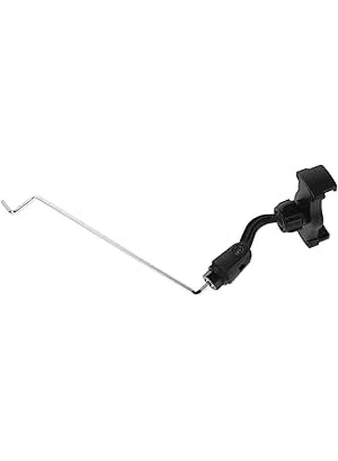 Stainless Steel Saxophone Lyre Music Clip With Phone Holder For Alto Tenor Sax - Image 1
