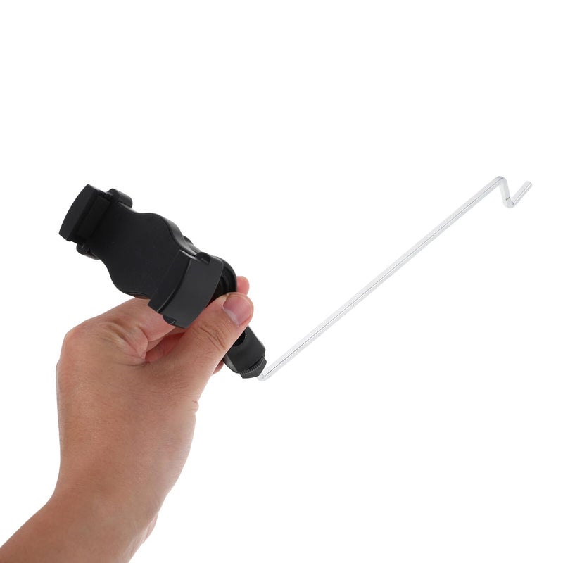Stainless Steel Saxophone Lyre Music Clip With Phone Holder For Alto Tenor Sax - Image 5