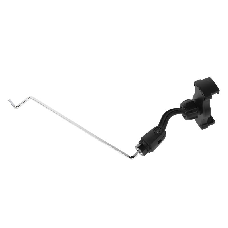 Stainless Steel Saxophone Lyre Music Clip With Phone Holder For Alto Tenor Sax - Image 2