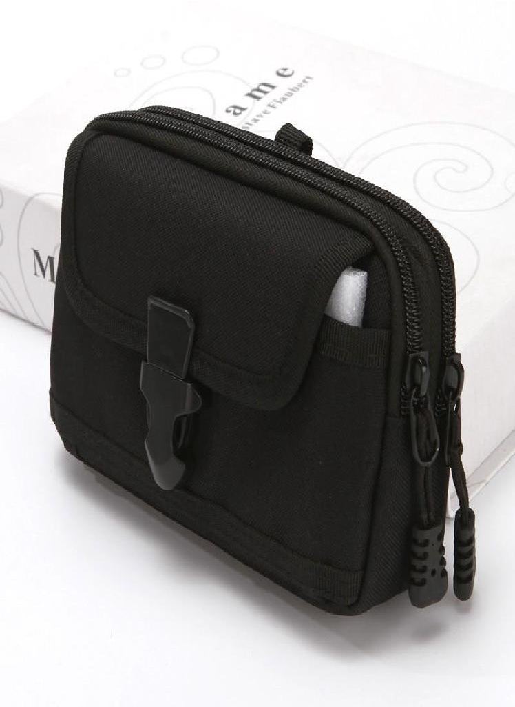 Eckek - Tactical Coin Purse Casual Waist Fanny Packs Waterproof Pouch Waist Packs for 6.5 Inch Phone Pouch Bag - Image 1