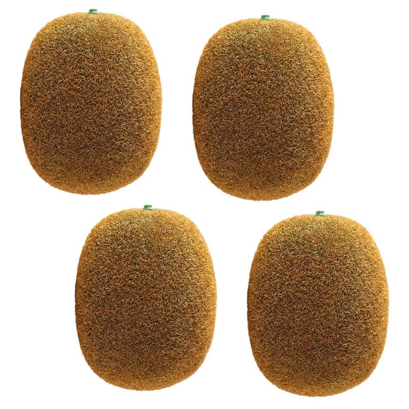 Set Of 2 Life-Like Artificial Kiwifruit Models Decorative Fruit Props For Photography Market Decor - Image 3