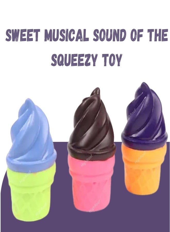 HighRoof Squeezy Cup Cake Squeezy Noise Good As Bath Toys Chu Chu Funny Toy (Color May Vary, Pack of 3pcs) - Image 4