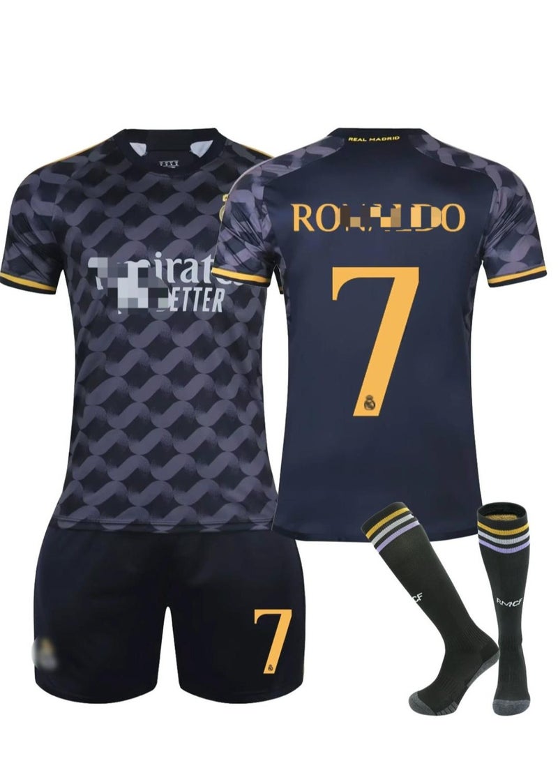 No.7 Football Jerseys Shirt Kids Soccer Training uniform Suit  - Image 1