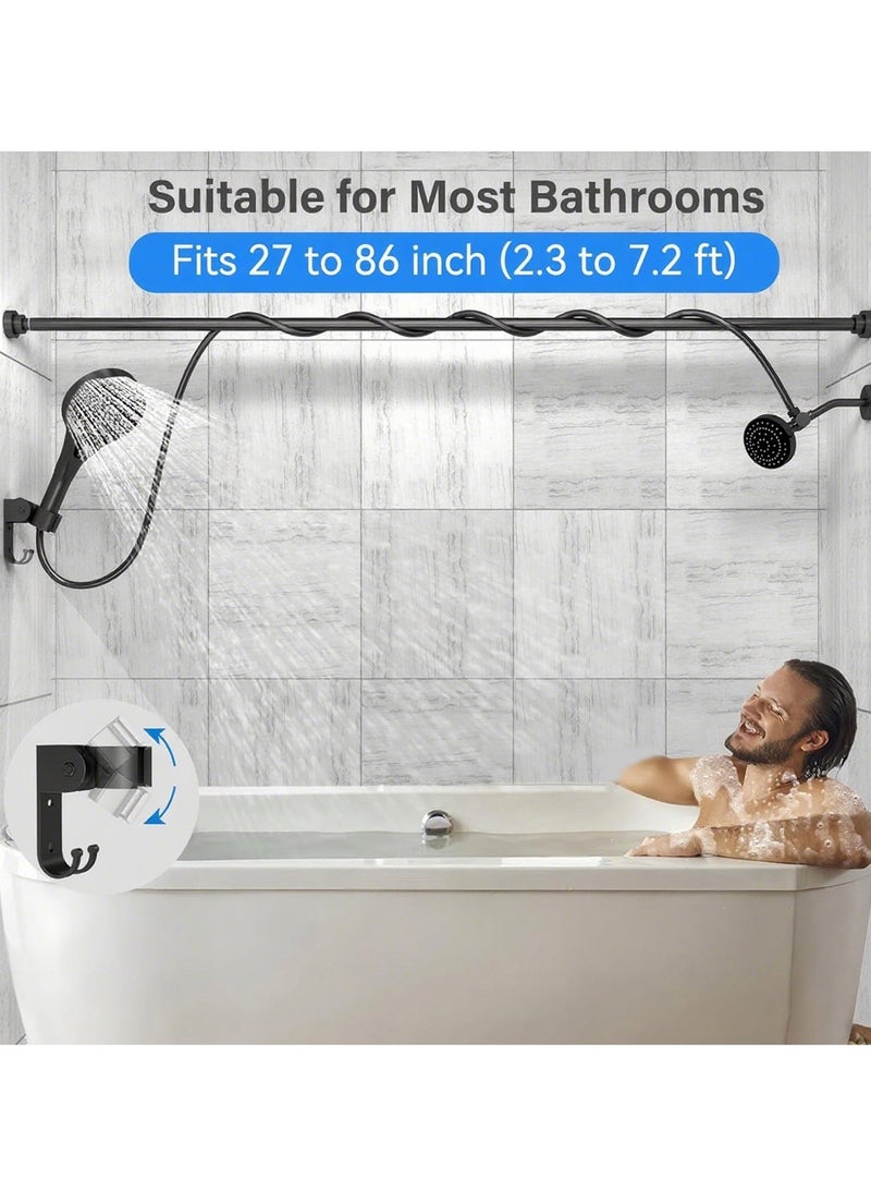 JOGAMS Dual Shower Head for Couples High Pressure Double Shower Heads for Two People - Adjustable Two Showerhead System with 3 Flow Settings Fits 2 Person - Image 2