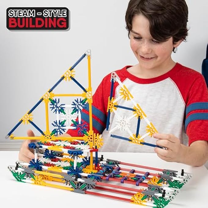 K'NEX BASIC FUN 13419 IMAGINE 70 MODEL BUILDING SET, EDUCATIONAL TOYS FOR KIDS, 705 PIECE STEM LEARNING KIT, ENGINEERING FOR KIDS, AND COLOURFUL BUILDING CONSTRUCTION TOYS FOR CHILDREN AGED 7 + - Image 3