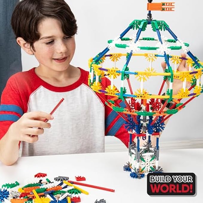 K'NEX BASIC FUN 13419 IMAGINE 70 MODEL BUILDING SET, EDUCATIONAL TOYS FOR KIDS, 705 PIECE STEM LEARNING KIT, ENGINEERING FOR KIDS, AND COLOURFUL BUILDING CONSTRUCTION TOYS FOR CHILDREN AGED 7 + - Image 5