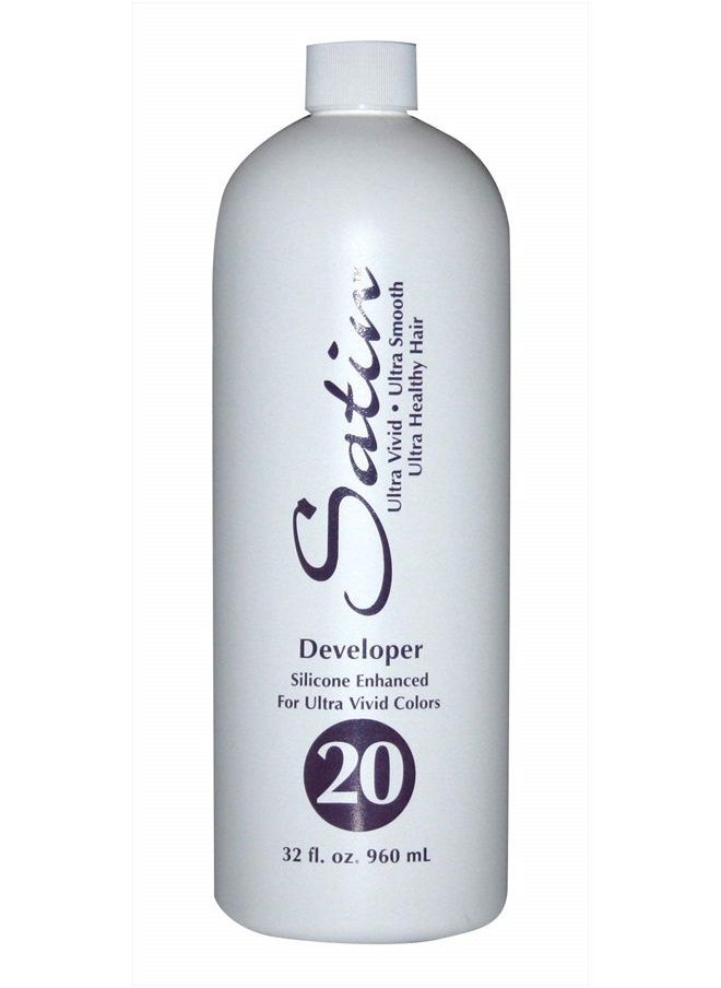 Satin Ultra Vivid Fashion Colors | Oxide Developers | Satin Oxide 20 Volume | 32oz. 
