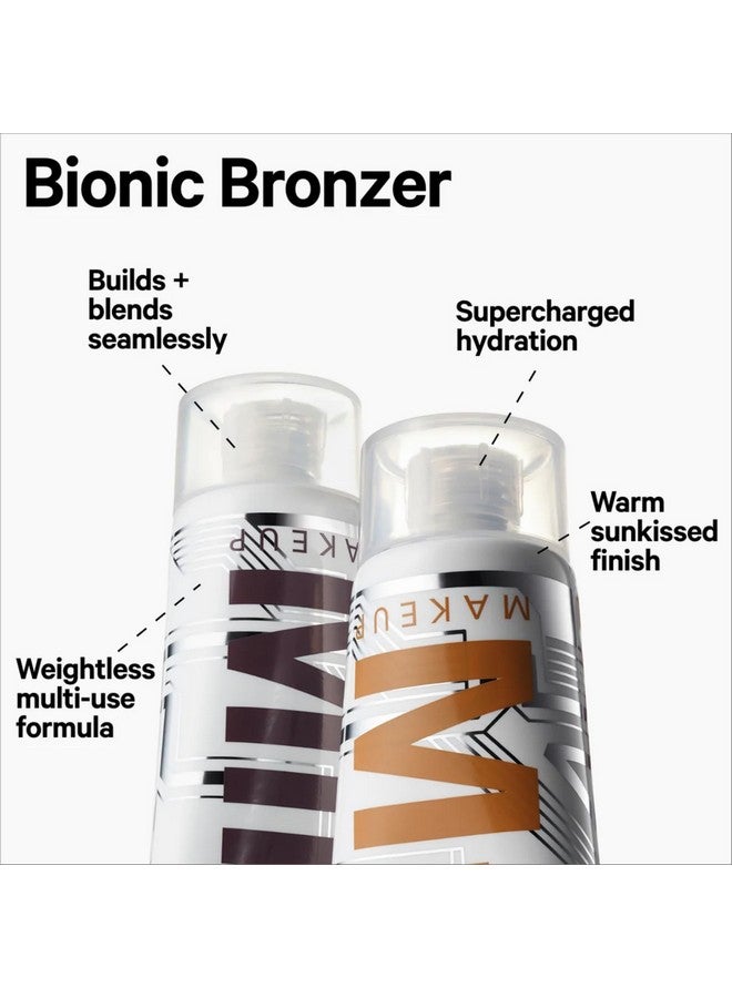 ميلك ميكب برونزر ميلك ميك أب بيونيك، تايم ترافل (برونزي فاتح) - 0.6 أونصة سائلة - برونزر سائل مرطب - لون قابل للبناء والمزج - لمسة نهائية دافئة ومشمسة - خفيف الوزن - نباتي، خالٍ من القسوة - Image 5