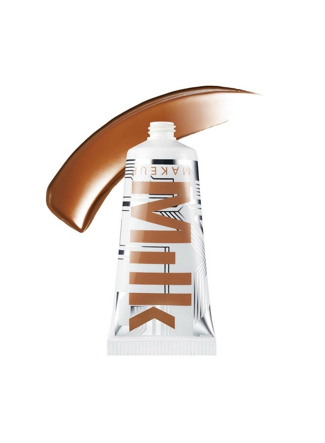 ميلك ميكب برونزر ميلك ميك أب بيونيك، تايم ترافل (برونزي فاتح) - 0.6 أونصة سائلة - برونزر سائل مرطب - لون قابل للبناء والمزج - لمسة نهائية دافئة ومشمسة - خفيف الوزن - نباتي، خالٍ من القسوة - Image 1