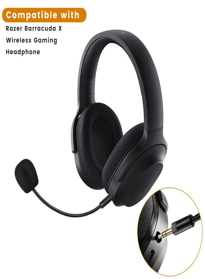 weishan Barracuda X Mic Replacement for Razer Barracuda X Wireless Gaming Headphone, Detachable 3.5mm Noise Cancelling Microphone for Xbox One, PS4, PS5, PC - Image 2