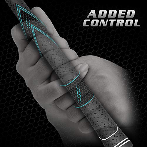 CHAMPKEY Premium Rubber Golf Grips 13 Pack | High Traction and Feedback Rubber Golf Club Grips | Choose Between 13 Grips with 15 Tapse and 13 Grips with All Kits - Image 4