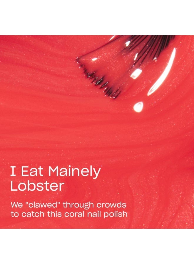 أو بي آي طلاء أظافر OPI، بدرجة I Eat Mainely Lobster، برتقالي، 0.5 أونصة سائلة - Image 2