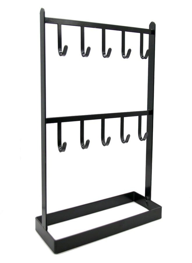 LXZ 1 PC Tabletop Hook Rack - Jewelry Stand Holder - Black Hangers for Necklaces Keys Brace laces Ear Rings - Image 1
