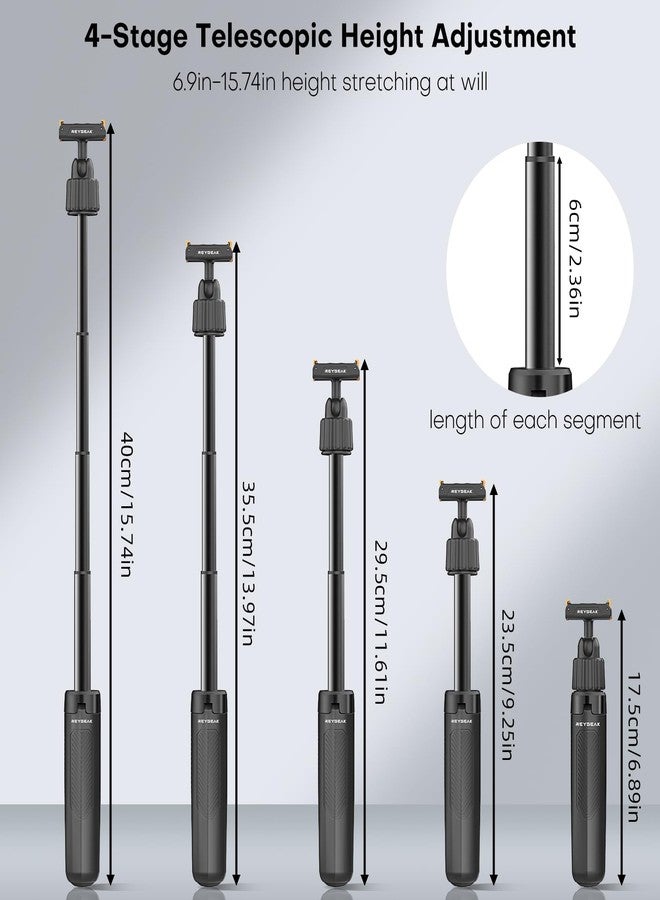 REYGEAK Osmo Action Quick Release All-in-One Magnetic Selfie Stick Mini Extension Rod Compatible with Osmo Action 3, Osmo Action 4, Osmo Action 5 Pro - Image 4