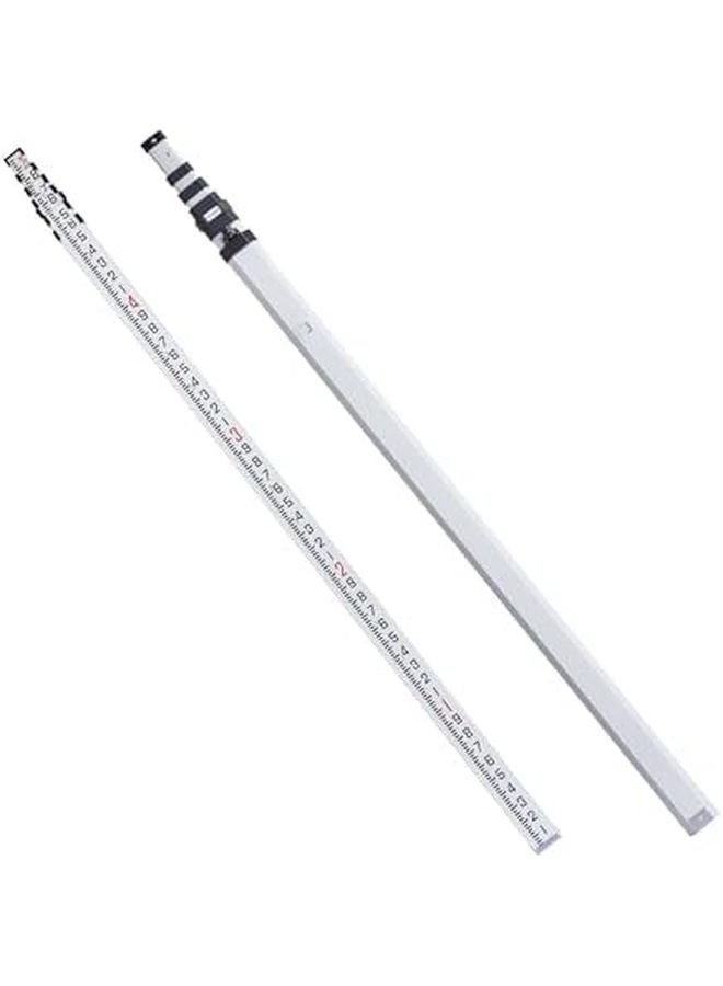 25ft Telescopic Aluminum Surveying Rod 6 Sections with Carrying Bag 1 10ft Precision - Image 1