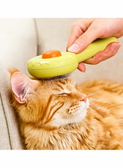 KASTWAVE Cat Brush Dog Brush, Slicker Brushes for Grooming, Shedding Tool Dogs, Hair Remover Short/Long Haired Cats, Green  - Image 1