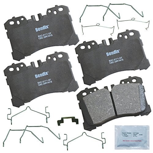 Bendix Priority1 CFC1282 Ceramic Front Brake Pads for Lexus LC500 2020, LC500h 2020, LS460 2017-2007, LS500 2023-2018, LS500h 2023-2018, LS600h 2010-2008, LS600h 2016-2012, Toyota Mirai 2023-2021 - Image 4