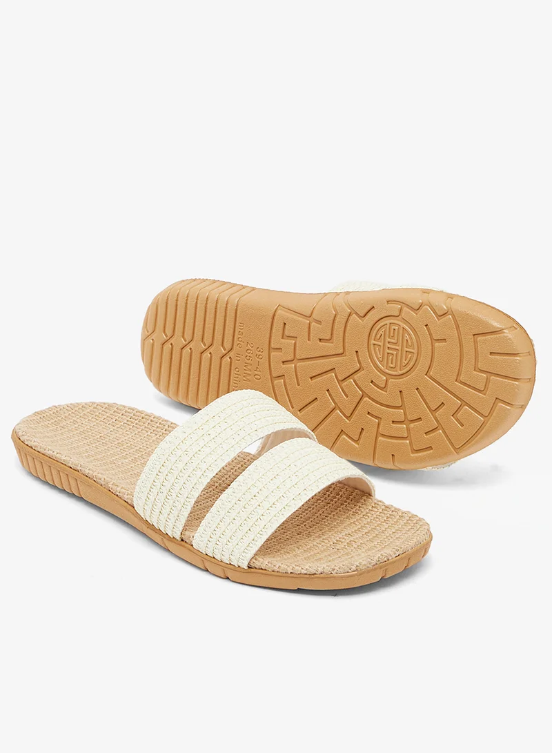 Ginger Dual Strap Flip Flops