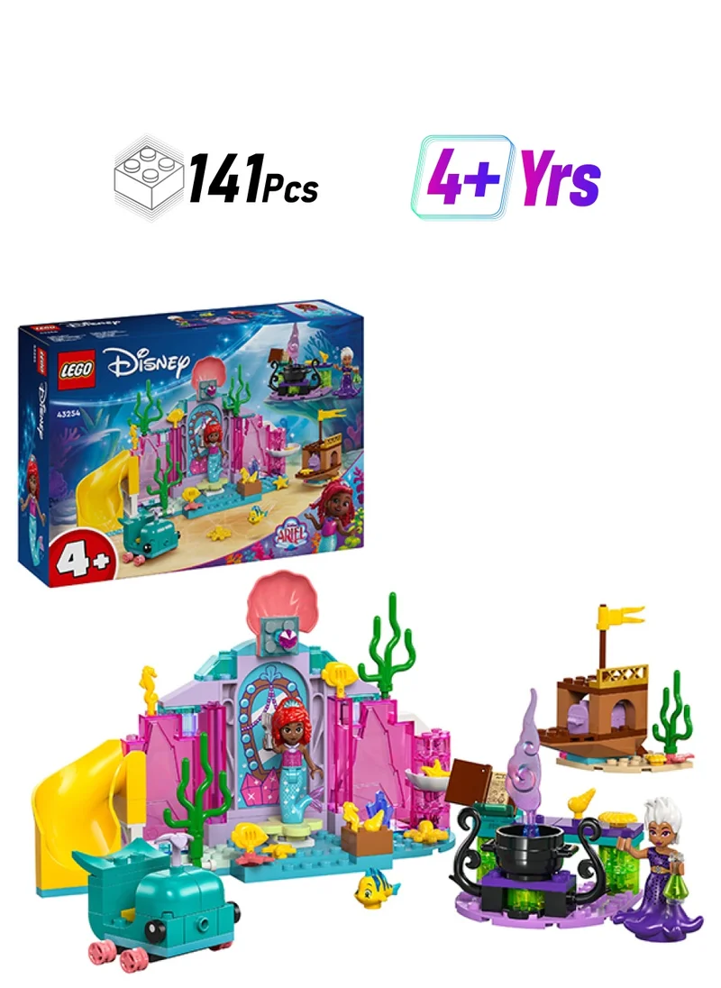 ليغو Disney Princess Ariel’S Crystal Cavern Buildable Toy Playset For Kids, Mermaid Mini-Doll Figure And Fish Figure Gift Made For Girls And Boys Aged 4 Plus (141 Pieces) 43254