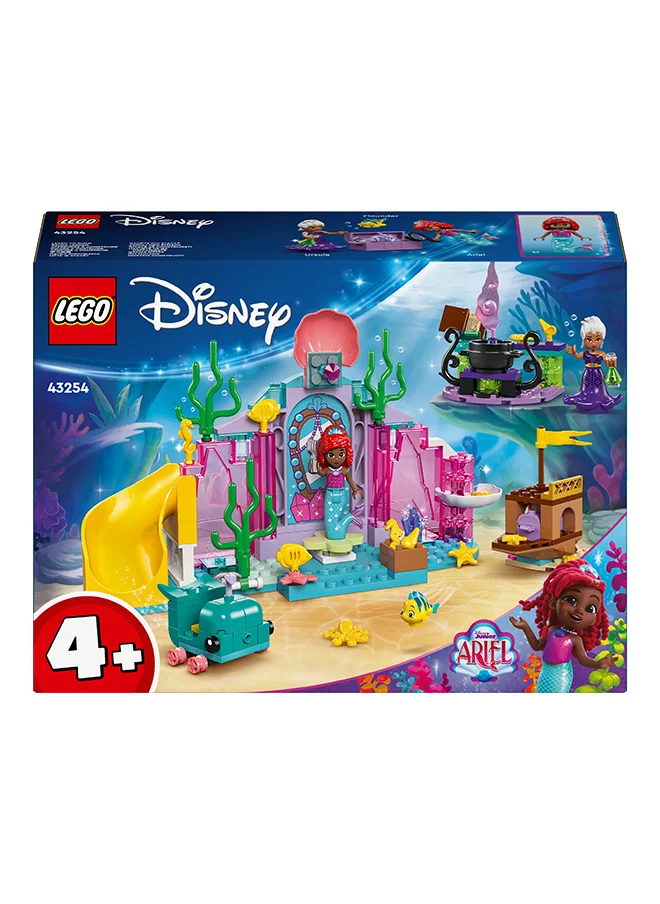 ليغو Disney Princess Ariel’S Crystal Cavern Buildable Toy Playset For Kids, Mermaid Mini-Doll Figure And Fish Figure Gift Made For Girls And Boys Aged 4 Plus (141 Pieces) 43254