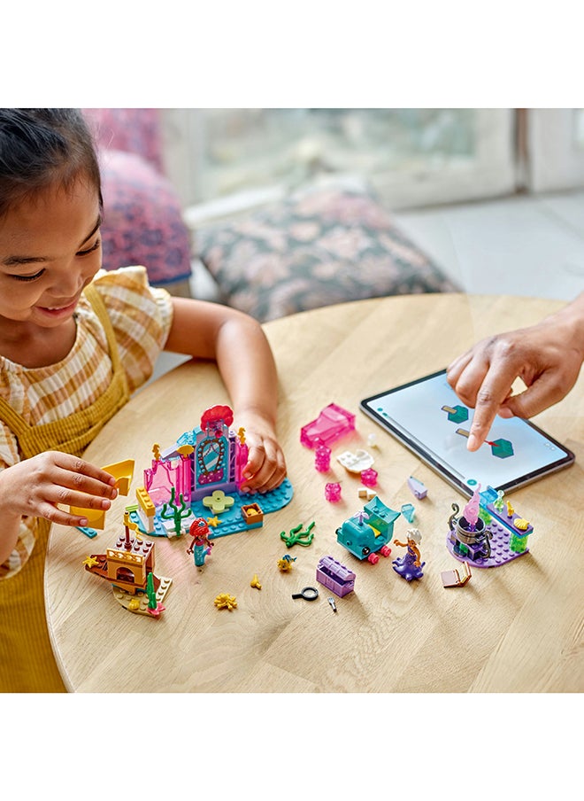 LEGO Disney Princess Ariel’S Crystal Cavern Buildable Toy Playset For Kids, Mermaid Mini-Doll Figure And Fish Figure Gift Made For Girls And Boys Aged 4 Plus (141 Pieces) 43254  - Image 4