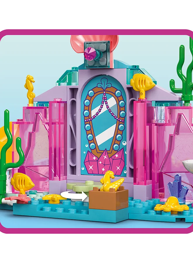 LEGO Disney Princess Ariel’S Crystal Cavern Buildable Toy Playset For Kids, Mermaid Mini-Doll Figure And Fish Figure Gift Made For Girls And Boys Aged 4 Plus (141 Pieces) 43254