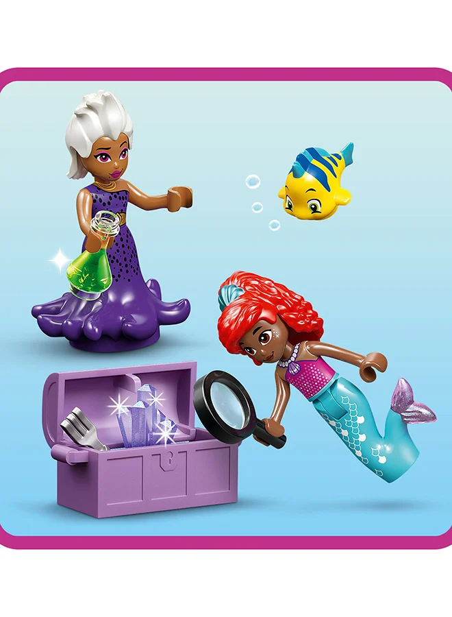 LEGO Disney Princess Ariel’S Crystal Cavern Buildable Toy Playset For Kids, Mermaid Mini-Doll Figure And Fish Figure Gift Made For Girls And Boys Aged 4 Plus (141 Pieces) 43254