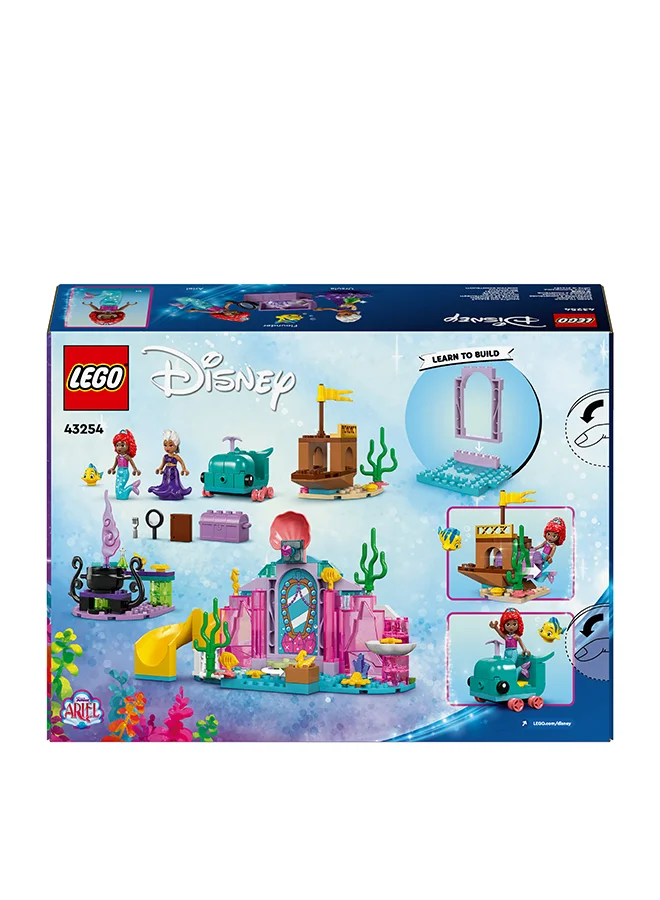 LEGO Disney Princess Ariel’S Crystal Cavern Buildable Toy Playset For Kids, Mermaid Mini-Doll Figure And Fish Figure Gift Made For Girls And Boys Aged 4 Plus (141 Pieces) 43254