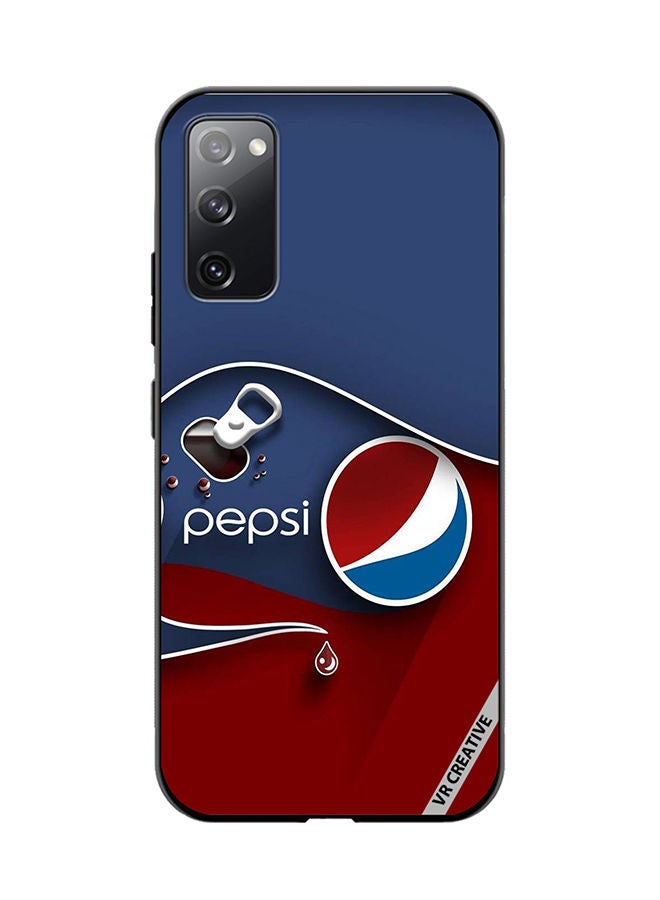 VR CREATIVE Protective Case Cover For Samsung Galaxy S20 FE 5G Pepsi Design Multicolour - Image 1