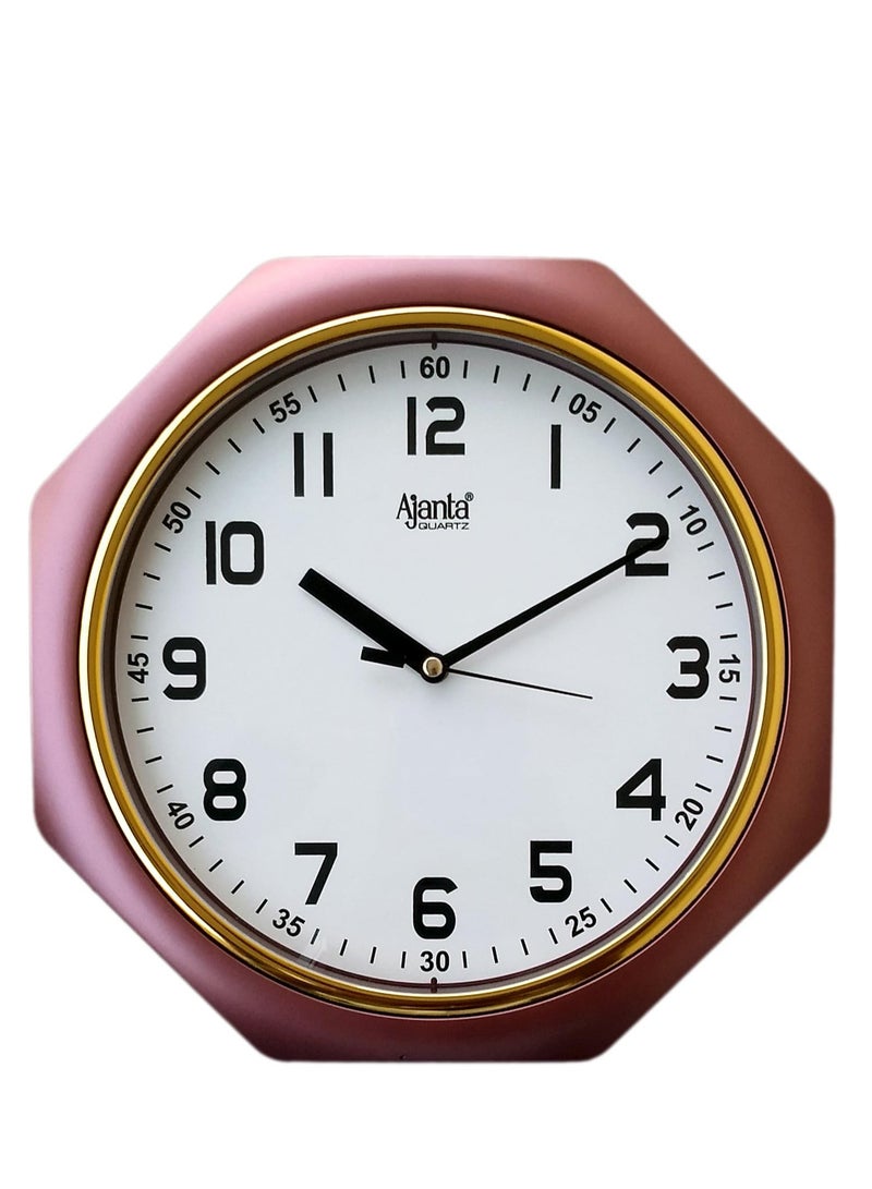 Ajanta Quartz Wall Clock 1217 - BROWN  - Image 5