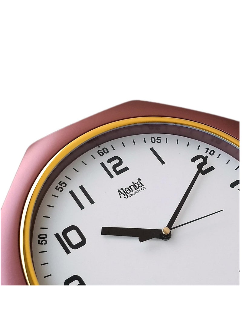 Ajanta Quartz Wall Clock 1217 - BROWN  - Image 2