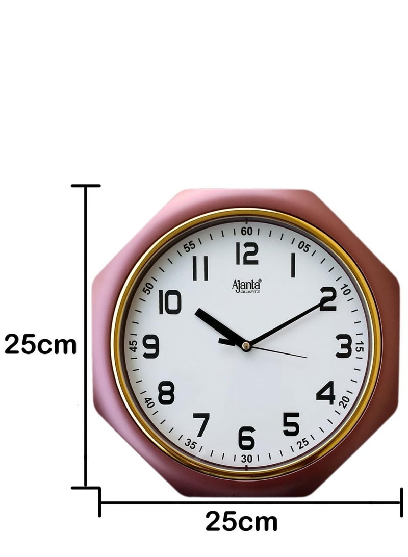 Ajanta Quartz Wall Clock 1217 - BROWN  - Image 4