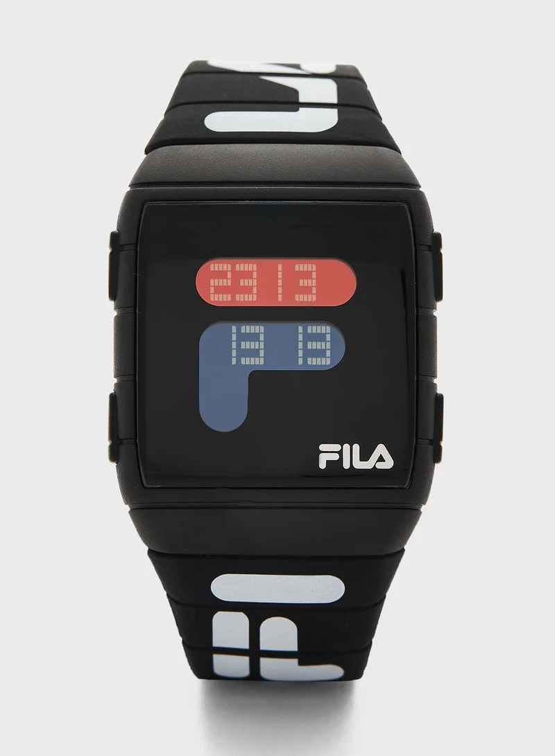 FILA Digital Silicone Watch