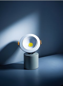 Max Adjustable Round LED Downlight 7W 240VAC -White Ceiling Spotlight IP40 Rated | For Indoor Home & Office Use  - Image 2