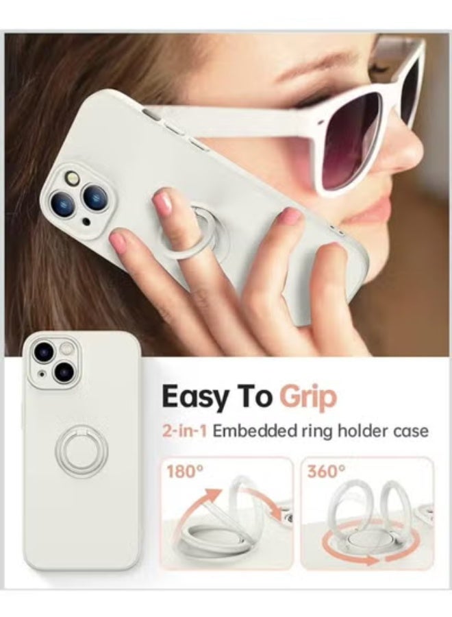 GULFLINK Back Cover Phone Protect Case for iPhone 14 Grass Purple - Image 3