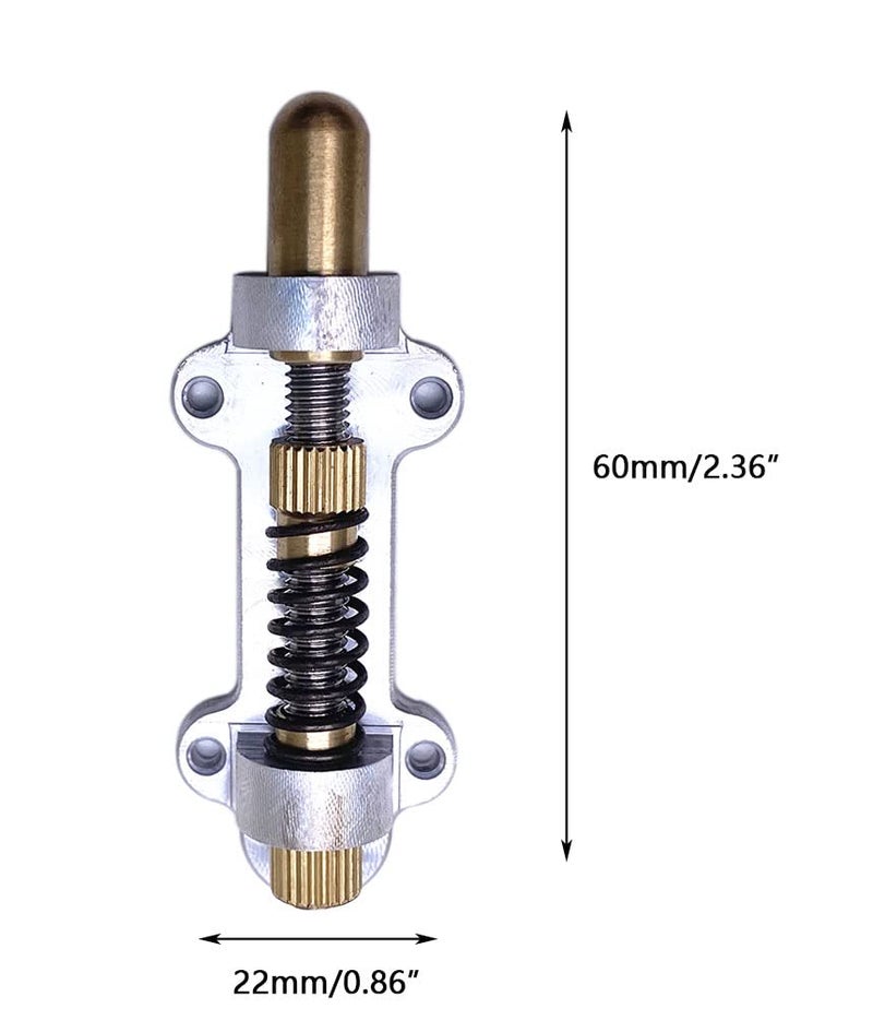 TUOREN Brass Tremolo Stabilizer Stopper Kit Compatible with Floyd Rose and other Floating Guitar Bridge Tremolo Bridge Systems - Image 2