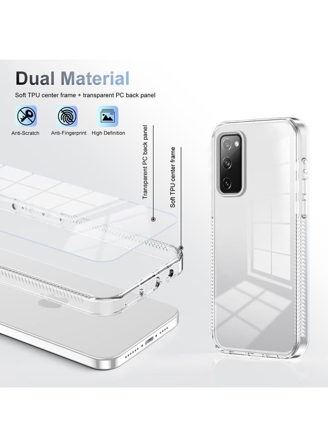 إيروريكس جراب لهاتف Samsung Galaxy S20 FE 5G 2.5 مم جراب هاتف هجين من مادة TPU من الأكريليك الشفاف المضاد للانزلاق - Image 3
